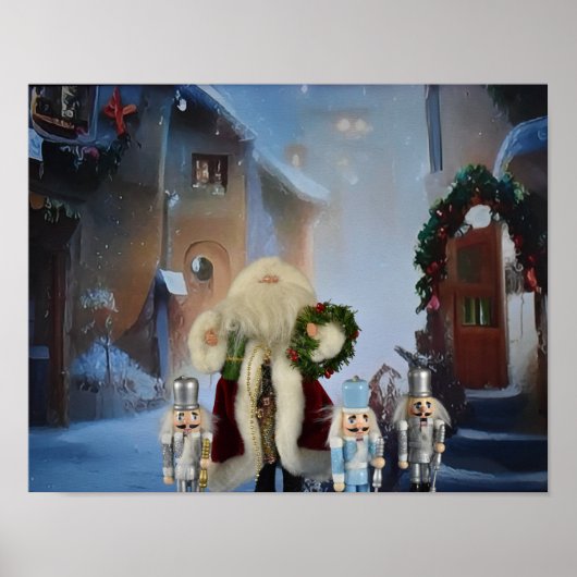 Poster Joyeux Noël. (Devant)