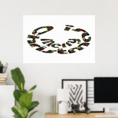 Poster Joyeux Noël (Bureau à domicile)
