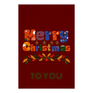Poster Joyeux Noël