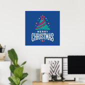 Poster Joyeux Noël 1 (Bureau à domicile)