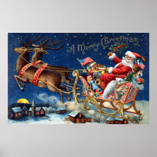 Poster Joyeux Noël 1906