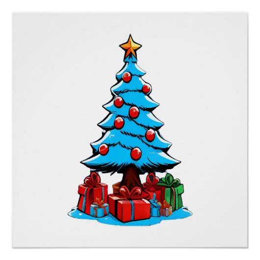 Poster Joyeux Noël 3D (Devant)