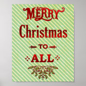 Poster Joyeux Noël à tous (Devant)