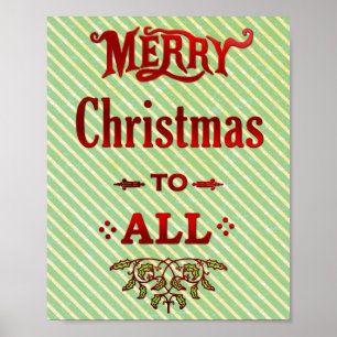 Poster Joyeux Noël à tous