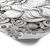 Poster Joyeux Noël Adulte Coloration (Coin)