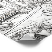 Poster Joyeux Noël Adulte Coloration (Coin)