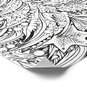 Poster Joyeux Noël Adulte Coloration (Coin)