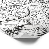 Poster Joyeux Noël Adulte Coloration (Coin)