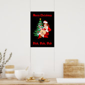 Poster Joyeux Noël Blah, Blah, Blah - Fantastique Noël (Cuisine)