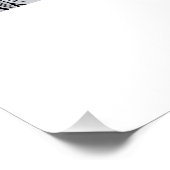 Poster Joyeux Noël cadeau de Noël (Coin)