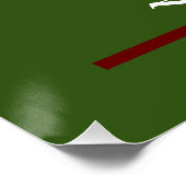 Poster Joyeux Noël Cartes de fin de année de Noël (Coin)