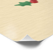 Poster Joyeux Noël : Cats & Sweets Illustration (Coin)