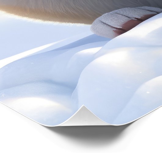 Poster Joyeux Noël, Chien Shiba Inu Puppy 02 - Happy Ch (Coin)