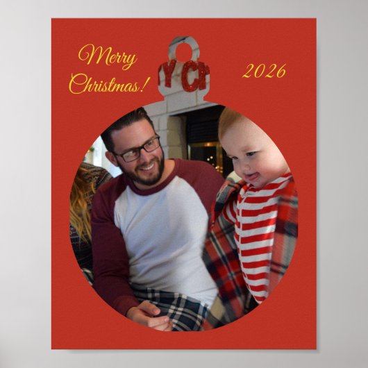 Poster Joyeux Noël Classique (Devant)