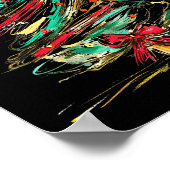 Poster Joyeux Noël Coquette Bow Xmas Tree Family Paja (Coin)