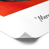 Poster Joyeux Noël, couverture du magazine de Noël de gra (Coin)