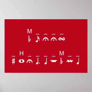 Poster Joyeux Noël Cryptogramme