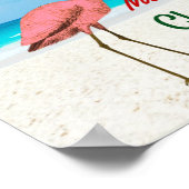 Poster Joyeux Noël de Clearwater, FL (Coin)