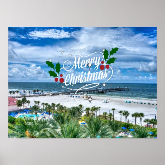 Poster Joyeux Noël de Floride (Devant)