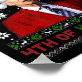 Poster Joyeux Noël D'Halloween Fun Biden Vilain (Coin)