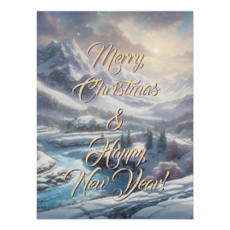 Poster Joyeux Noël et Bonne Année !