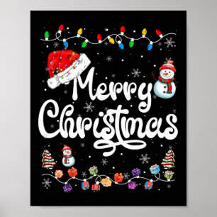 Poster Joyeux Noël Famille Correspondances Noël Noël Chap