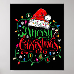 Poster Joyeux Noël Famille Drôle de Noël Femmes Hommes X