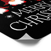 Poster Joyeux Noël Gnome Funny Xmas Gnomes Group Fami (Coin)