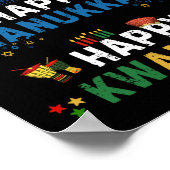 Poster Joyeux Noël Joyeux Hanoukka Joyeux Kwanzaa 10 (Coin)