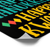 Poster Joyeux Noël Joyeux Hanoukka Joyeux Kwanzaa 11 (Coin)