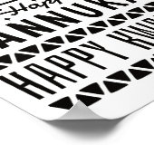 Poster Joyeux Noël Joyeux Hanoukka Joyeux Kwanzaa 4 (Coin)