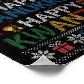 Poster Joyeux Noël Joyeux Hanoukka Joyeux Kwanzaa 6 (Coin)