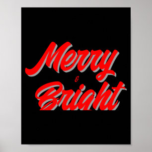 Poster Joyeux Noël lumineux