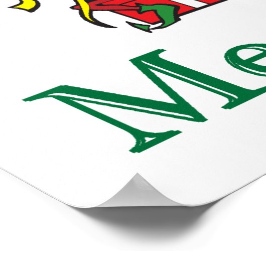 Poster Joyeux Noël Meewy (Coin)