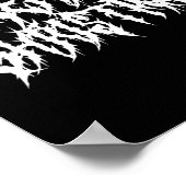 Poster Joyeux Noël. Métal de la mort (Coin)