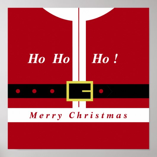 Poster Joyeux Noël - Père Noël - Cadeaux Pour Tous (Devant)