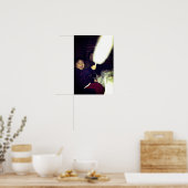 Poster Joyeux Noël! Que Dieu nous bénisse, tout le monde. (Cuisine)