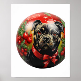 Poster Joyeux Noël Sussex Spaniel
