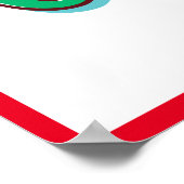 Poster Joyeux Noël Typographie Décorative Script (Coin)