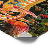 Poster "Joyeux Noël" Vintage (Coin)