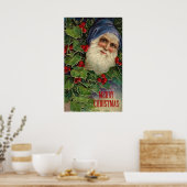 Poster Joyeux Noël vintage (Cuisine)