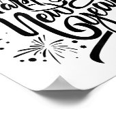 Poster Joyeux Nouvel An 2026 Feu d'artifice (Coin)