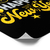 Poster Joyeux Nouvel An 2026 Nouvel An Soirée (Coin)