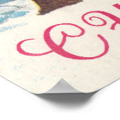 Poster Joyeux Nouvel An carte postale soviétique avec l'a (Coin)