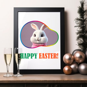 Poster Joyeux Pâques ! Christianisme