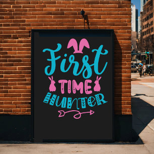 Poster Joyeux Pâques. Dessin