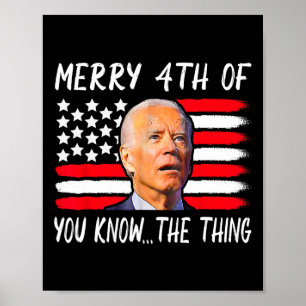 Poster Joyeux Pâques Joe Biden Joyeux 4 juillet