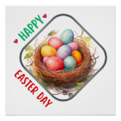 Poster Joyeux Pâques - Photos (Devant)