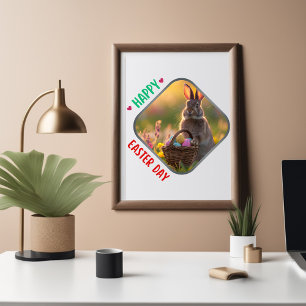 Poster Joyeux Pâques - Tradition