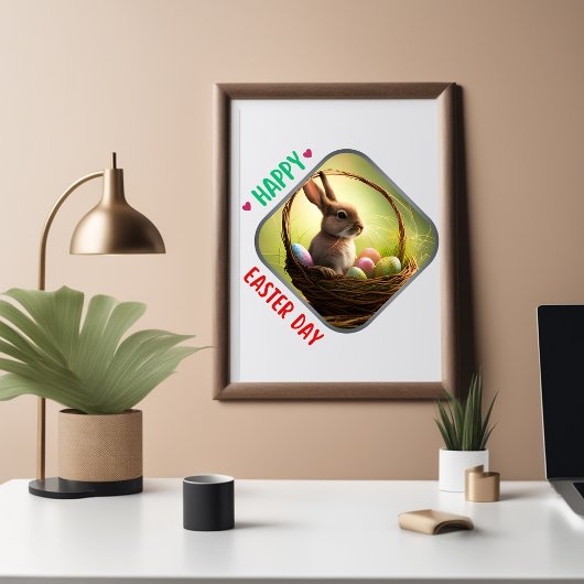 Poster Joyeux Pâques - Traditions